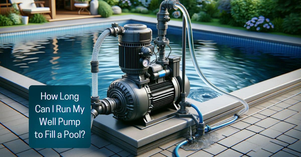 How Long Can I Run My Well Pump to Fill a Pool?